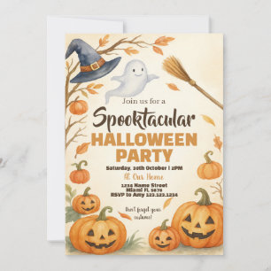 Invitation Éffrayant Costume