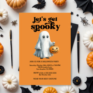 Invitation Éffrayant, fête d'Halloween
