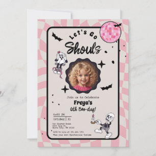 Invitation Éffrayant Ghoul Halloween Anniversaire Photo Invit