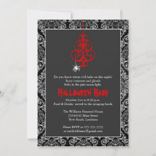 Invitation Éffrayant Halloween Bash