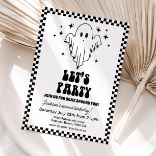 Invitation Éffrayant Halloween Faisons la fête n'importe quel