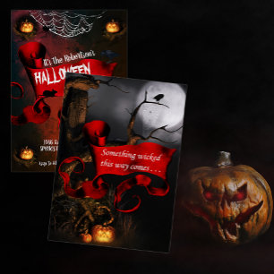 Invitation Éffrayant quelque chose de pervers Halloween Invit