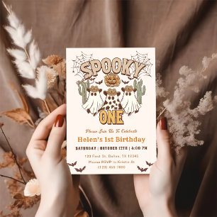 Invitation Éffrayant Un 1er anniversaire Parti occidental