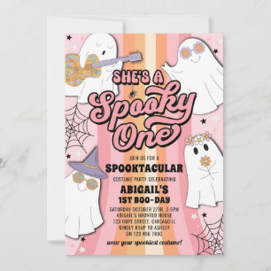 Invitation Éffrayant Un Halloween Super 1er anniversaire