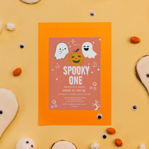 Invitation Éffrayant une fête d'anniversaire d'Halloween Invi