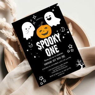 Invitation Éffrayant une fête d'anniversaire d'Halloween Invi