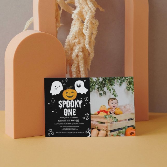 Invitation Éffrayant une fête d'anniversaire d'Halloween Invi (Créateur téléchargé)