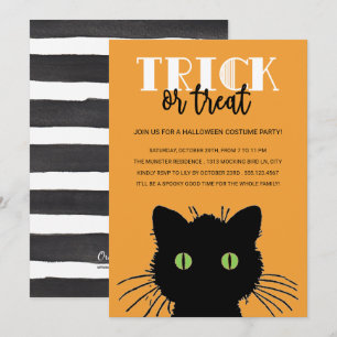 Invitation éffrayante de partie de Halloween de