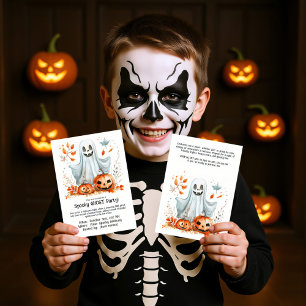Invitation éffrayante du parti fantôme