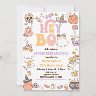 Invitation éffrayante Halloween Ghost