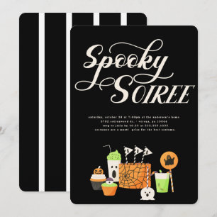 Invitation Éffrayante Soiree Halloween