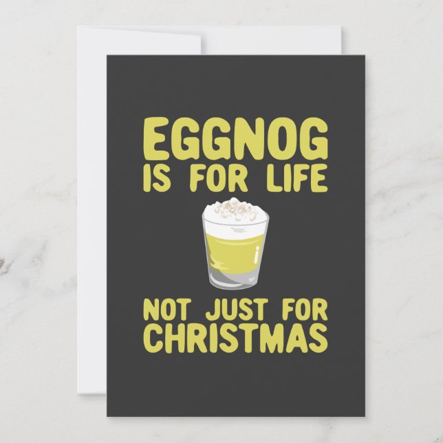 Invitation Eggong Est Pour La Vie Pas Seulement Pour Noël (Devant)