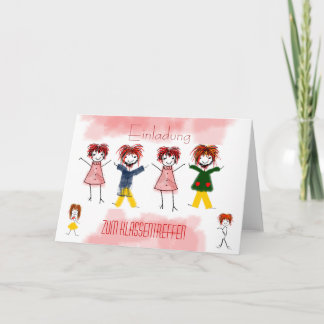 Invitation Einladung Klassentreffen