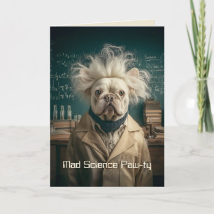 Invitation Einstein Pup in Lab Coat