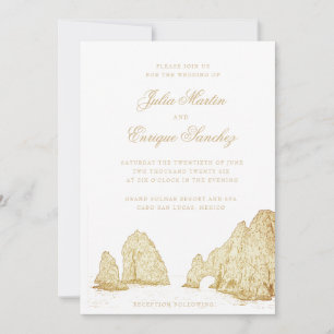Invitation El Arco Cabo San Lucas Arche de mariage