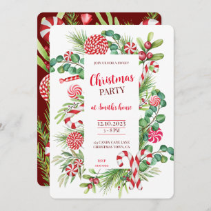 Invitation Élégance menthe poivrée