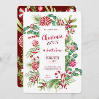 Invitation Élégance menthe poivrée