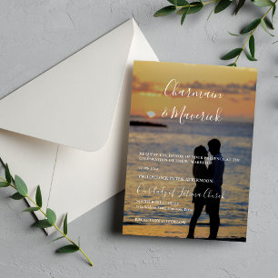 Invitation Elegance Romantic Overlay Mariage photo