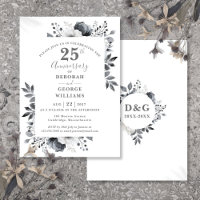 Élégant 25e anniversaire Mariage de la florale d'a