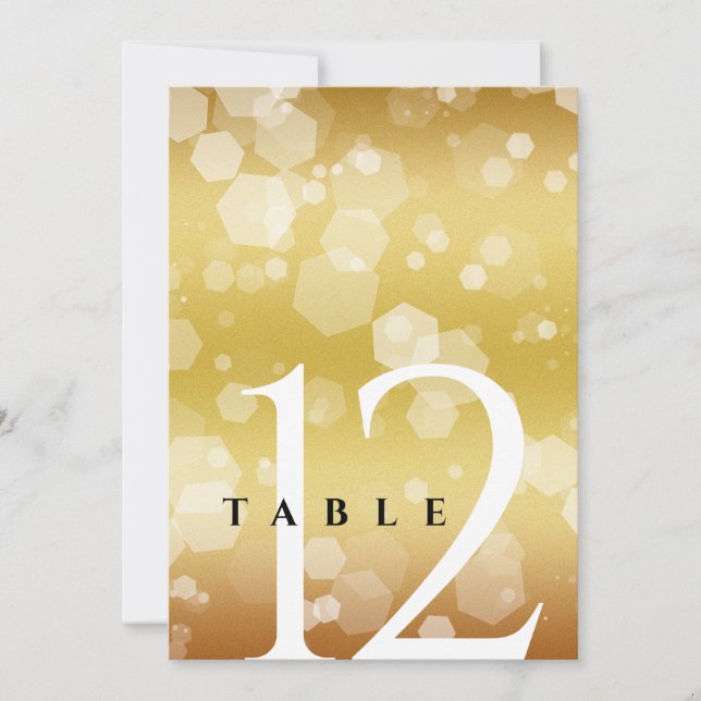 Invitation Élégant 50e anniversaire de Mariage d'or (Devant)