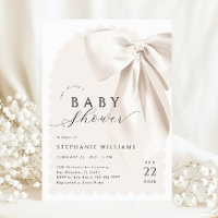 Elégant Baby shower de la caverne blanche