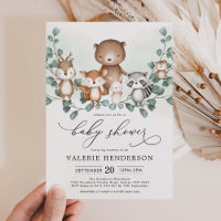 Élégant Baby shower de verdure des Eucalyptus des 