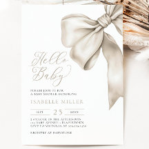 Élégant Baby shower neutre du genre