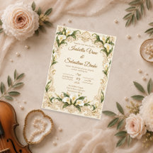 Elegant Baroque Calla Lily Wedding