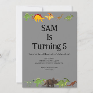 Invitation Elegant Birthday Card
