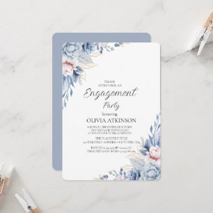 Invitation Elegant Boho Fleur sauvage