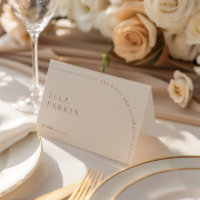Elegant Boho Mariage Digital Guest Place Card
