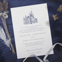 Elégant Castle Illustration Parents Mariage d'accu