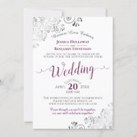 Elégant châssis sur Livestream Mariage blanc