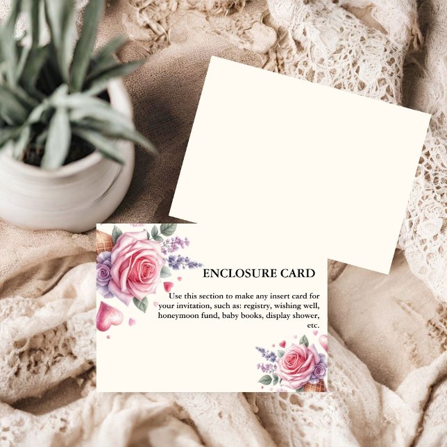 Invitation Elegant & Chic crème glacée elle a été emportée (Créateur téléchargé)