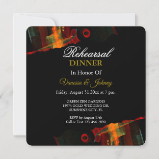 Invitation Elegant Classic Modern Trendy Pattern #903 Wedding