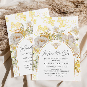 Invitation Élégant conçu pour être la douche nuptiale