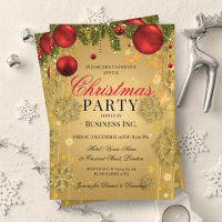 ELEGANT Corporate Gold Glam Christmas Party
