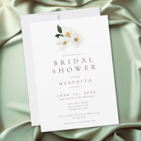 Élégant Daisy Aquarelle Mariage Minimaliste