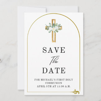 Invitation Élégant Enregistrer la date