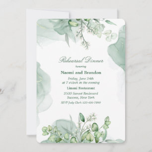 Invitation Élégant Eucalyptus 2