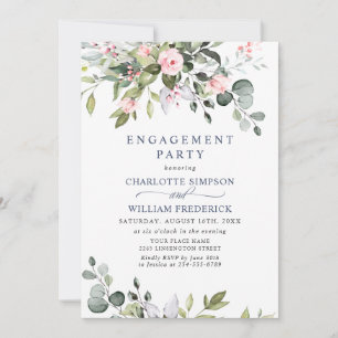 Invitation Elegant Eucalyptus Greenery