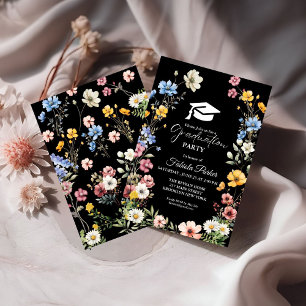 Invitation Élégant Fleur sauvage de printemps Meadow Garden G