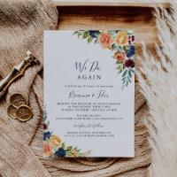 Élégant Floral Nous Réagissons De Nouveau Vow Reno