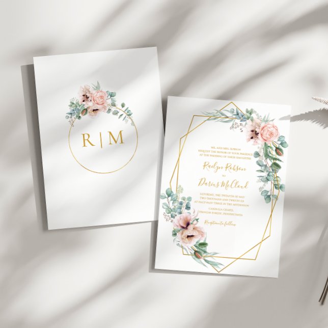 Invitation Élégant flou | Mariage traditionnel (Créateur téléchargé)