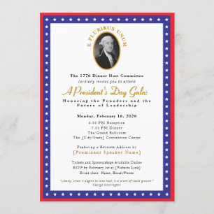 Invitation Élégant gala de levée de fonds pour la Journée du