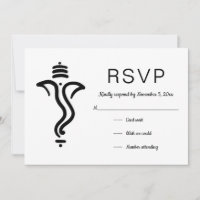 Élégant Ganesh simple| Indian God RSVP