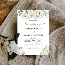 Élégant Hydrangea Rose blanche Mariage floral