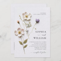 Élégant imprimé Pastel Boho Mariage de fleurs