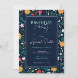 Invitation Elégant Iridescente Parties scintillant points Des