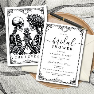 Invitation Élégant jusqu'à la mort Do us Part Fête des mariée